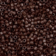 Perline Miyuki Delica 11/0 Opaque chocolate brown DB-734