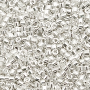 Perline Miyuki Delica 11/0 Bright sterling plated silver DB-551