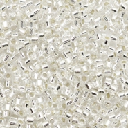 Perline Miyuki Delica 11/0 Silverlined crystal DB-41