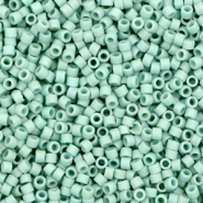 Perline Miyuki Delica 11/0 Opaque matte luster sea foam green DB-374