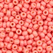Rocailles Miyuki 8/0 Duracoat opaque light watermelon pink 8-4464