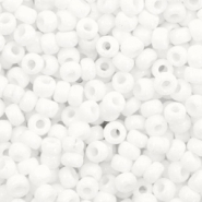 Rocailles Miyuki 8/0 Opaque white 8-402