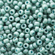 Rocailles Miyuki 8/0 Opaque matte luster sea foam green 8 - 2028