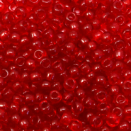 Rocailles Miyuki 8/0 Transparant ruby red 8-141