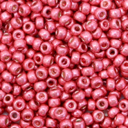 Rocailles Miyuki 8/0 Duracoat galvanized light cranberry red 8-4211