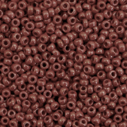 Rocailles Miyuki 11/0 Opaque red brown 11-419