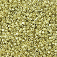 Perline Miyuki Delica 11/0 Duracoat galvanized pale soft gold DB-2502