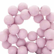 Perline in acrilico 6 mm opaca lilac vintage