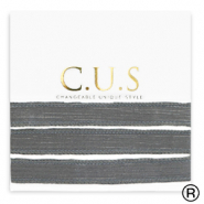 C.U.S® nastro di gioielli scintillante grigio antracite