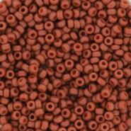 Rocailles Miyuki 11/0 Opaque matte burnt sienna red 11-2315