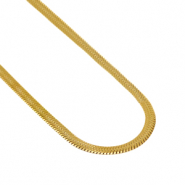 Collane in acciaio inossidabile catena a serpente oro