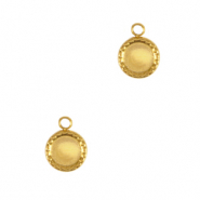 Ciondoli in acciaio inossidabile 5mm oro