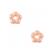 Perline Rep. Ceca fiore 5mm rosa pesca pallido