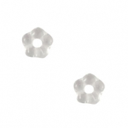 Perline Rep. Ceca fiore 5mm cristallo