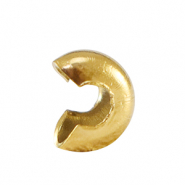 Componenti in acciaio inossidabile coprischiaccini 4mm oro