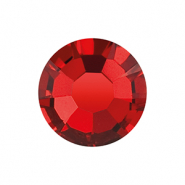 Pietra di nascita Gennaio Preciosa SS16 a fondo piatto (4mm) Siam red