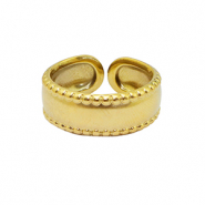 Anelli in acciaio inossidabile oro