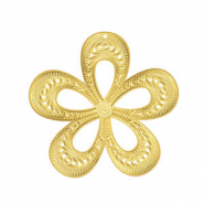 Ciondoli in acciaio inossidabile boh&eacute;mien fiore oro