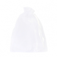 Sacchetti in organza 10x12cm bianco