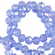 Perline sfaccettate 3x4mm rondella blu schivatore