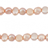 BQ Perle di acqua dolce pepita 5-6mm rosa pastello