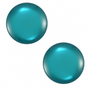 Cabochon Polaris Elements 12 mm classico Lucido verde ottanio