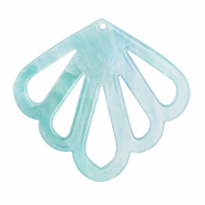 Pendenti in resina conchiglia blu