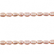 BQ Perle di acqua dolce chicco di riso rosa pastello