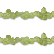 Perline in pietra naturale chips Peridoto verde oliva chiaro