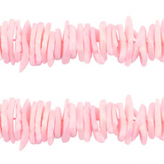 Perline di conchiglia chips rosa