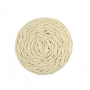 Pendenti in rafia 25mm beige