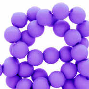 Perline in acrilico 6 mm viola scuro