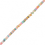 Perline di conchiglia rondella multicolore pastello