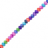 Perline di conchiglia rondella multicolore