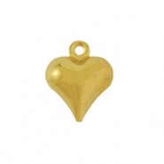 Ciondoli in acciaio inossidabile cuore oro