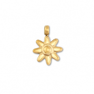 Ciondoli in acciaio inossidabile fiore oro