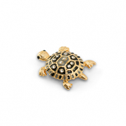 Broches tartaruga oro-nero-grigio