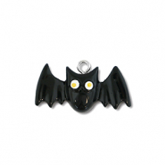 Pendenti in resina pipistrello nero-bianco-giallo