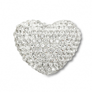 Perline in stile boh&eacute;mien cuore argento