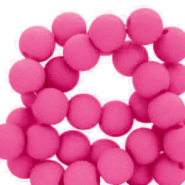 Perline in acrilico 6 mm fucsia