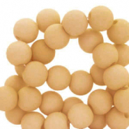 Perline in acrilico 4 mm marrone chiaro