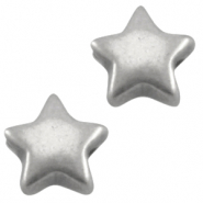 Perline di metallo DQ 6mm stella argento antico (privo di nichel)