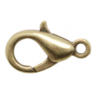 Componenti di metallo DQ chiusura moschettone12mm bronzo antico (privo di nichel)