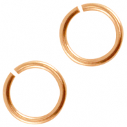 Anellino apribile di metallo DQ 4.5mm oro rosa (privo di nichel)
