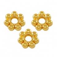 Perline di metallo DQ separatore 5.6mm anello in stile balinese oro (privo di nichel)