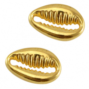 Distanziatore di metallo DQ conchiglia oro (privo di nichel)