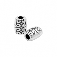 Perline di metallo DQ tubo Ø2mm argento antico (privo di nichel)