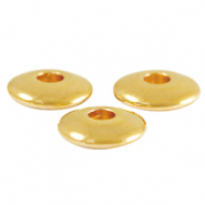 Perline di metallo DQ rondella 6mm oro (privo di nichel)