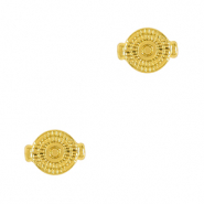 Perline di metallo DQ conchiglia oro (privo di nichel)