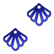 Ciondoli accattivanti conchiglia blu royal metallico
